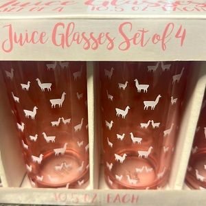 Never used juice glasses